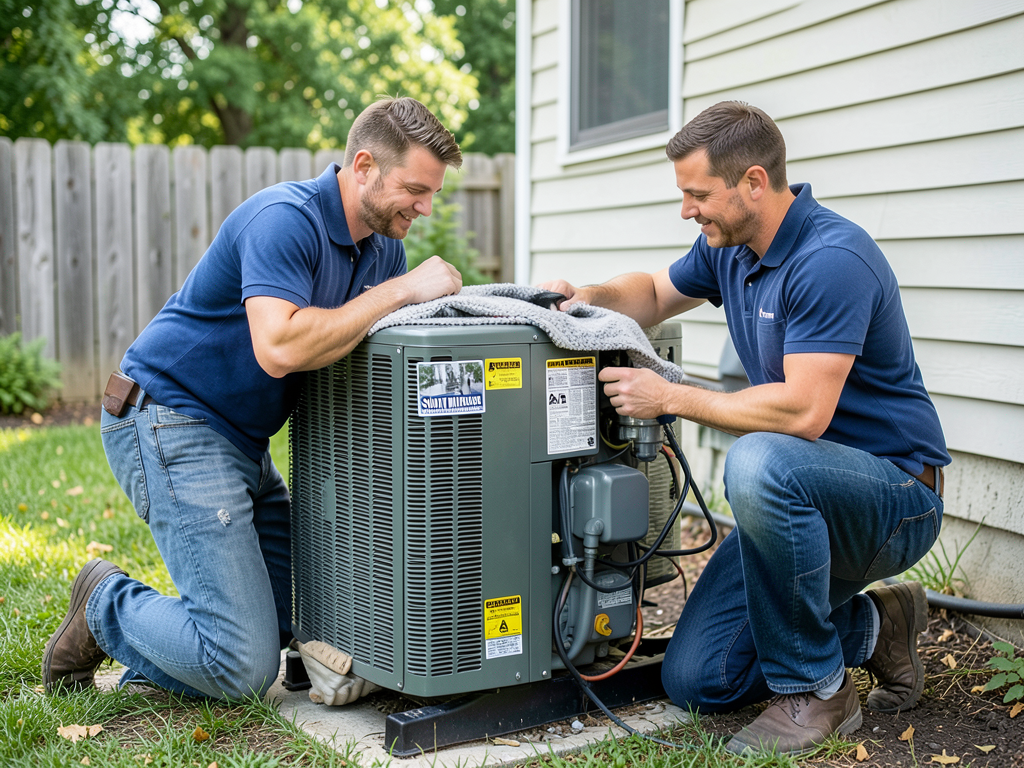 How to quiet down a loud ac unit that s bothering